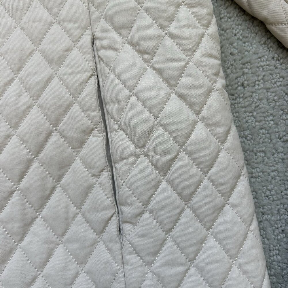Burberry Brit Women’s Kencott Quilted Zip up Nova Check Jacket Beige Size XS - Picture 11 of 15